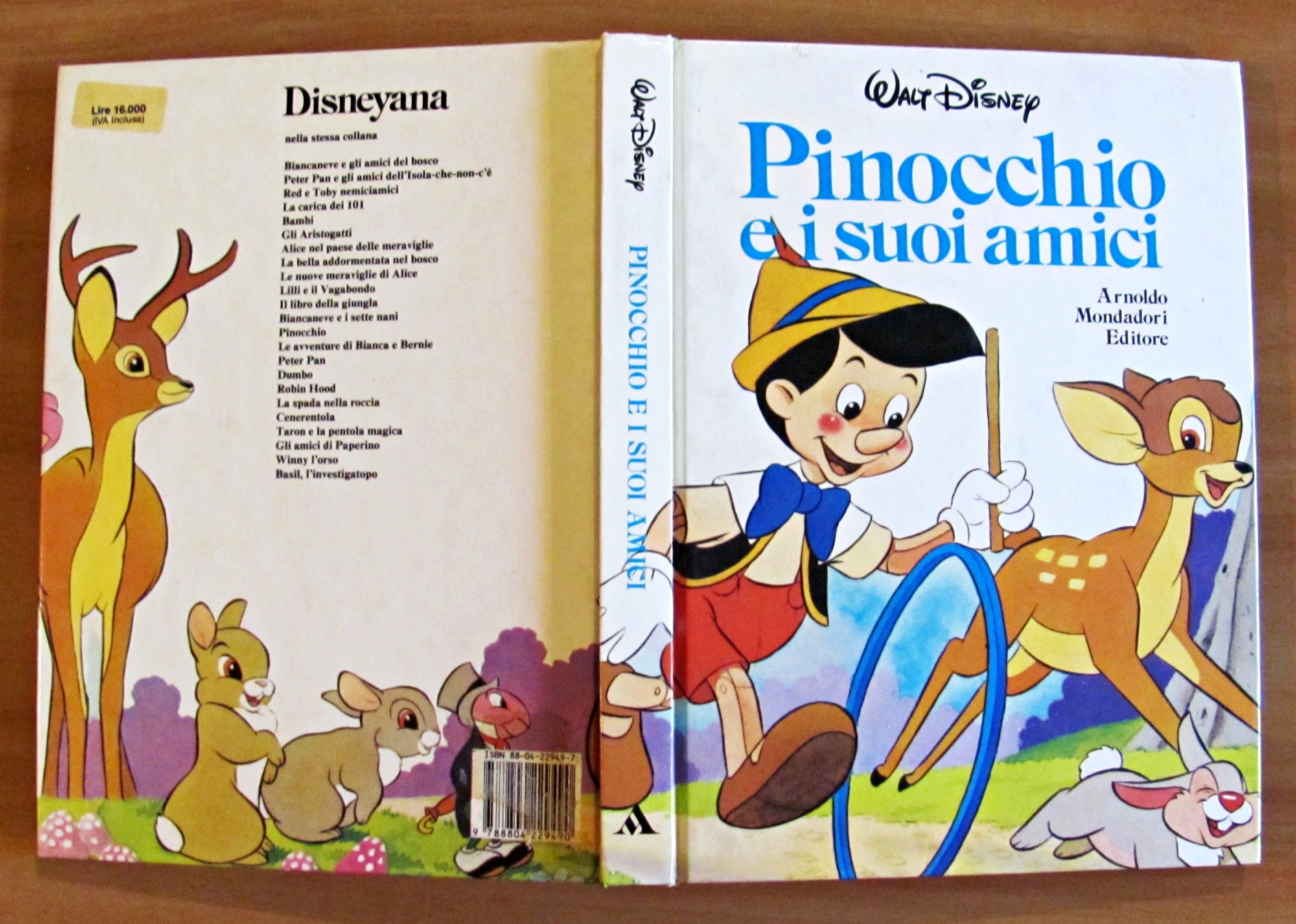 PINOCCHIO E I SUOI AMICI - Coll. Disneyana