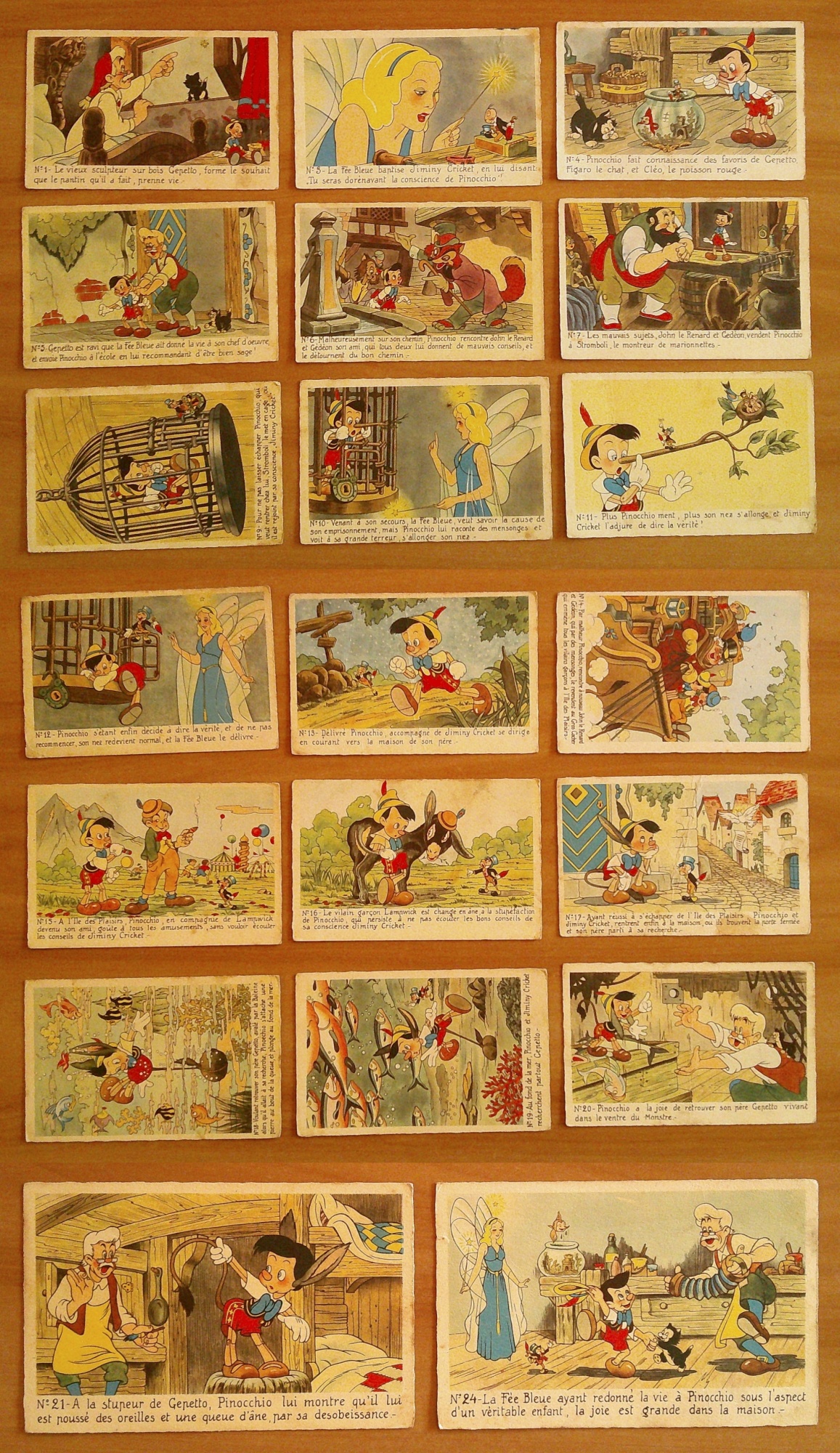 PINOCCHIO Serie quasi Completa 1/24 (-4) - ill. DISNEY, anni …