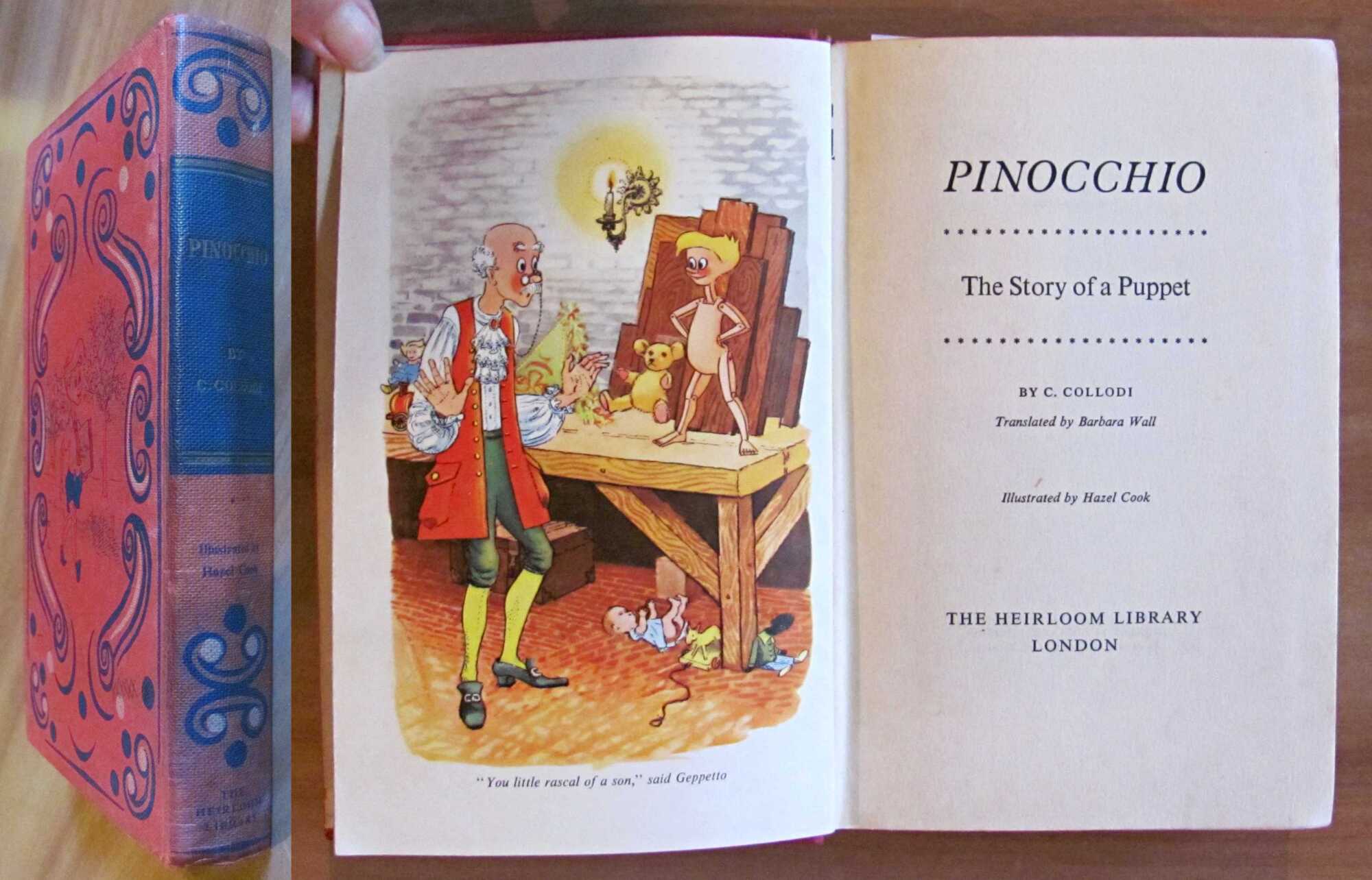 PINOCCHIO The Story of a Puppet, 1956 - ill. Hazel …