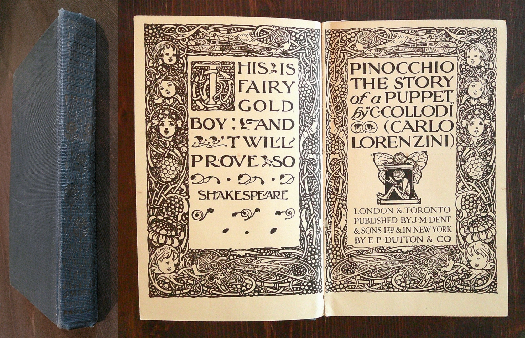 PINOCCHIO The Story of a Puppet, II ed. 1915 - …