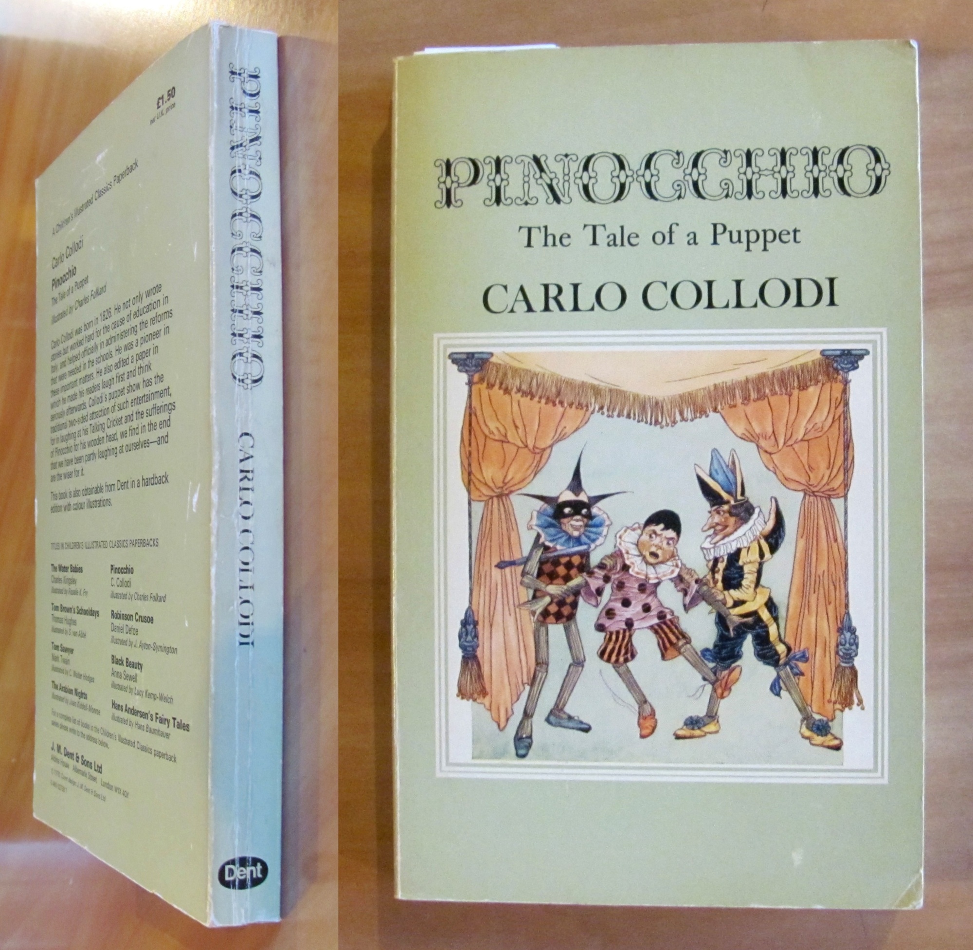 PINOCCHIO The Tale of a Puppet, 1975 - ill. FOLKARD