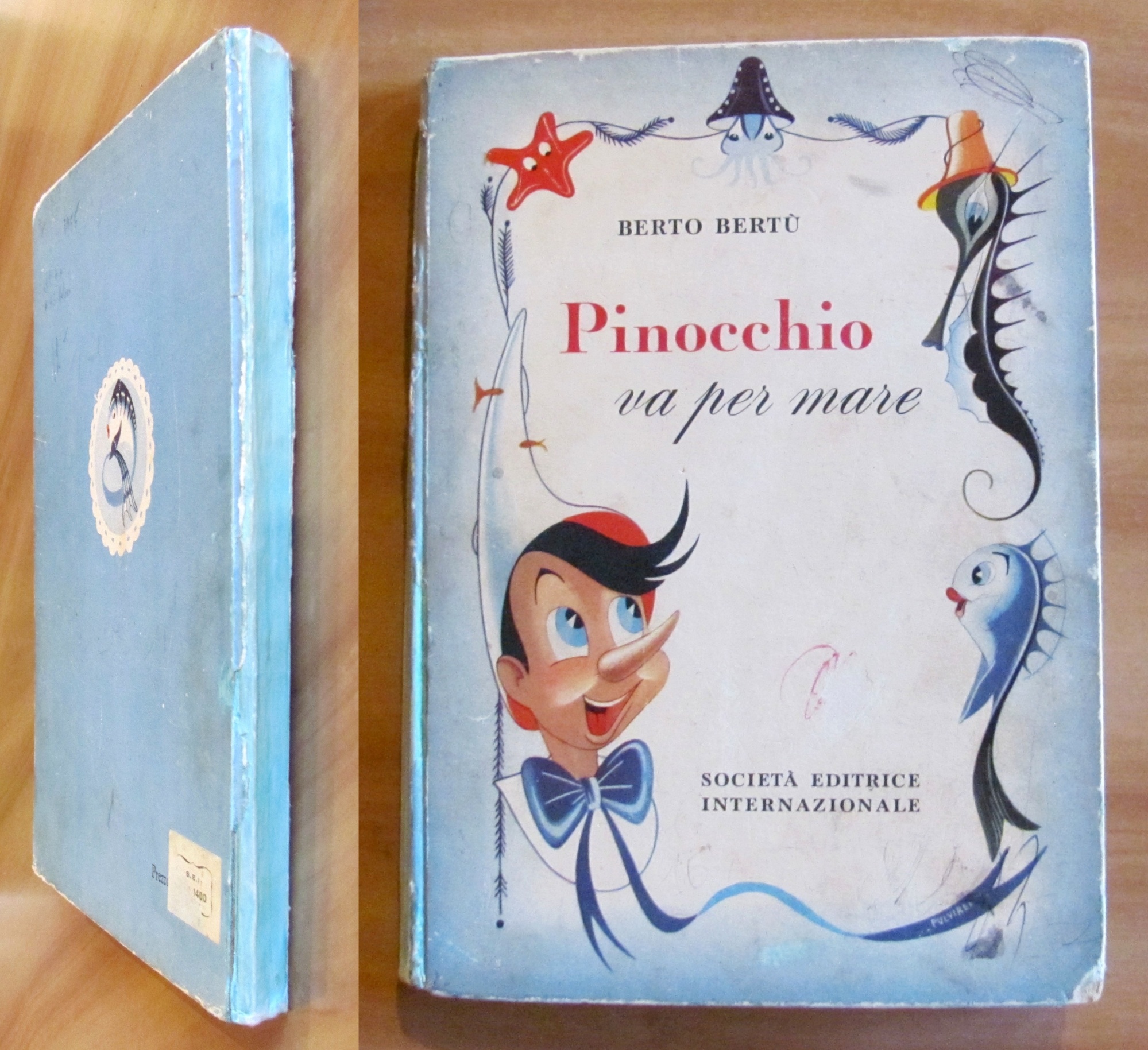 PINOCCHIO VA PER MARE, 1955 - ill. A. PULVIRENTI