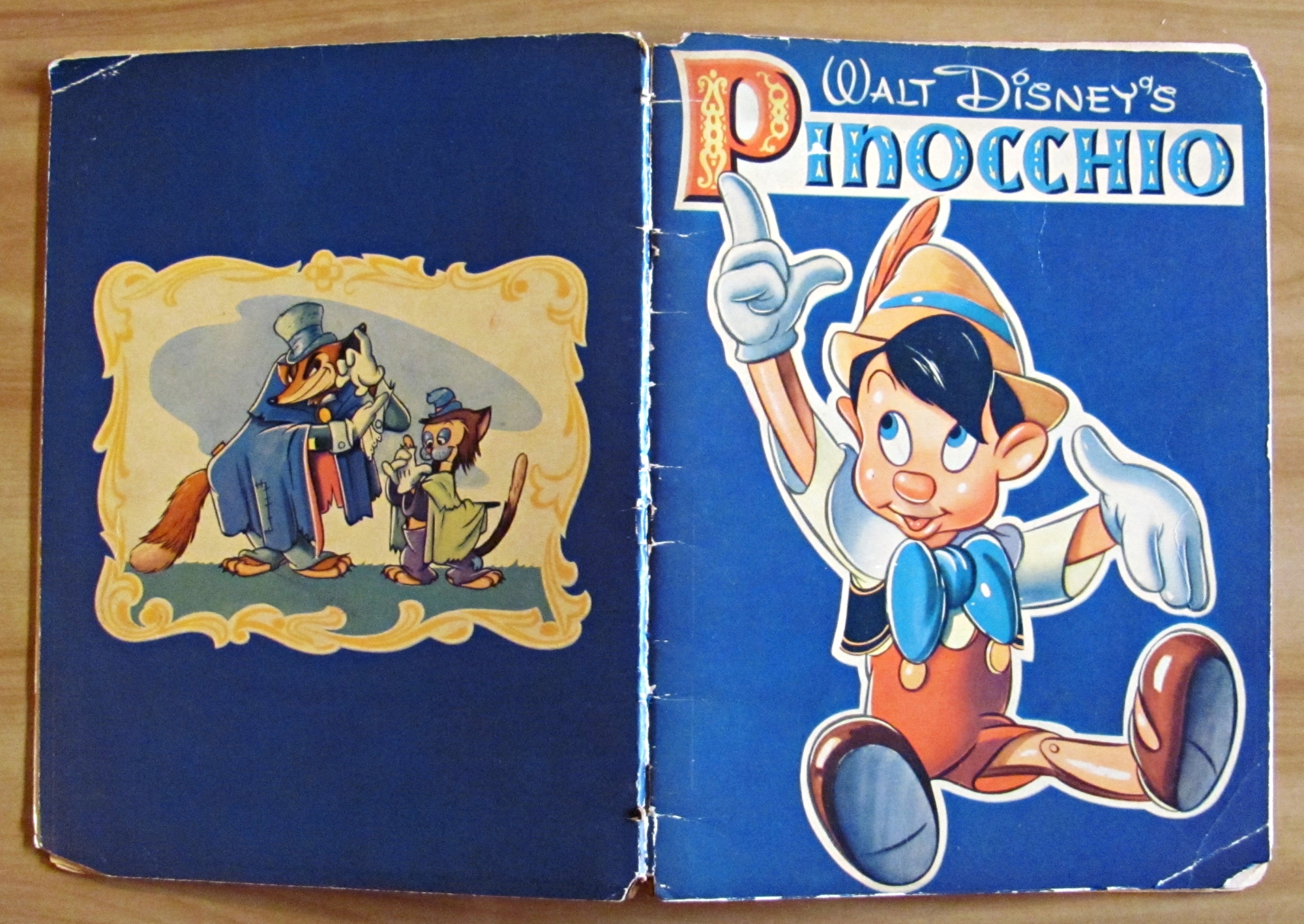 PINOCCHIO WITH PICTURES TO COLOR, 1939