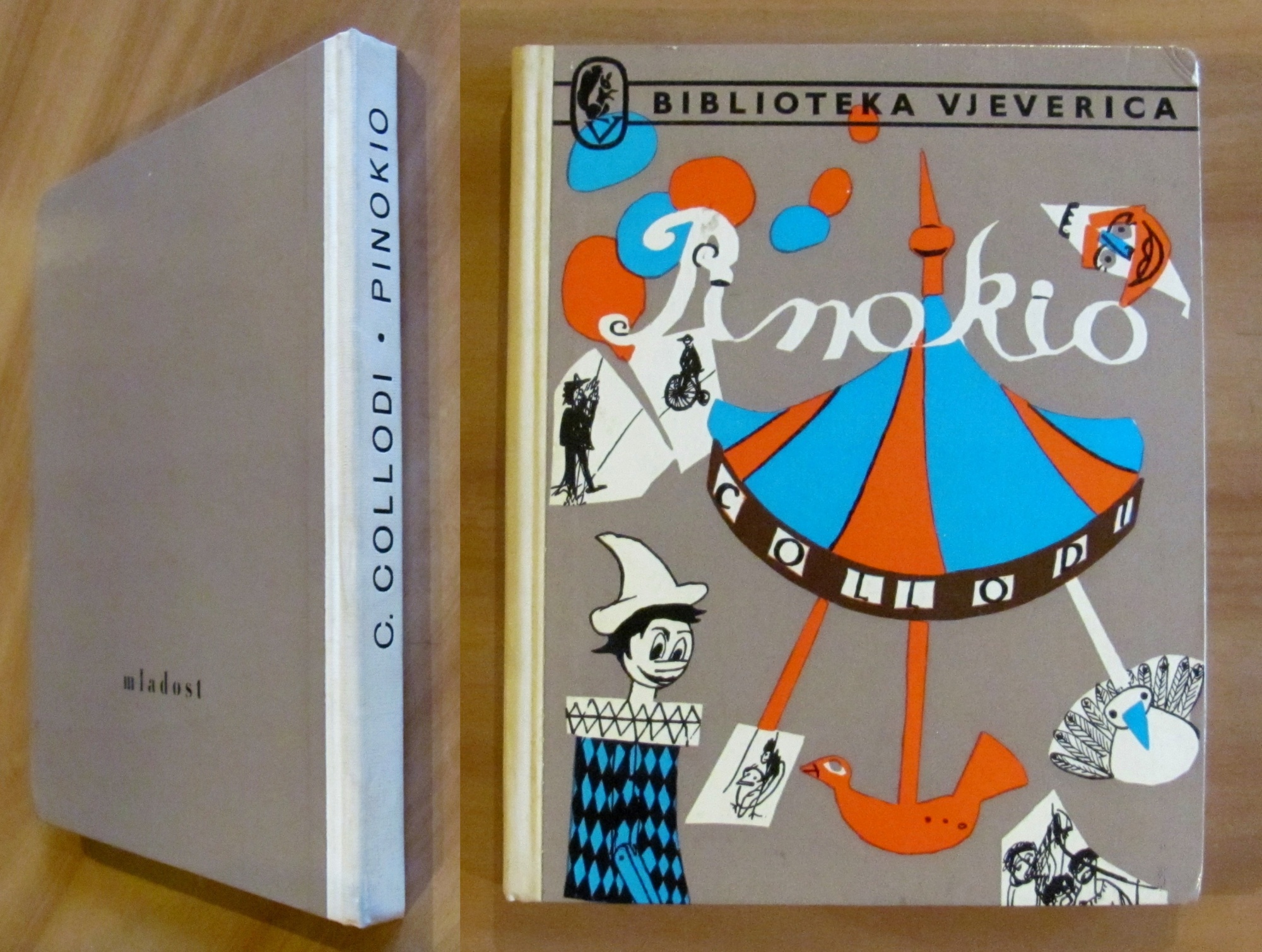 PINOKIO - Biblioteka Vjeverica, 1976 - ill. ROSENZWEIG