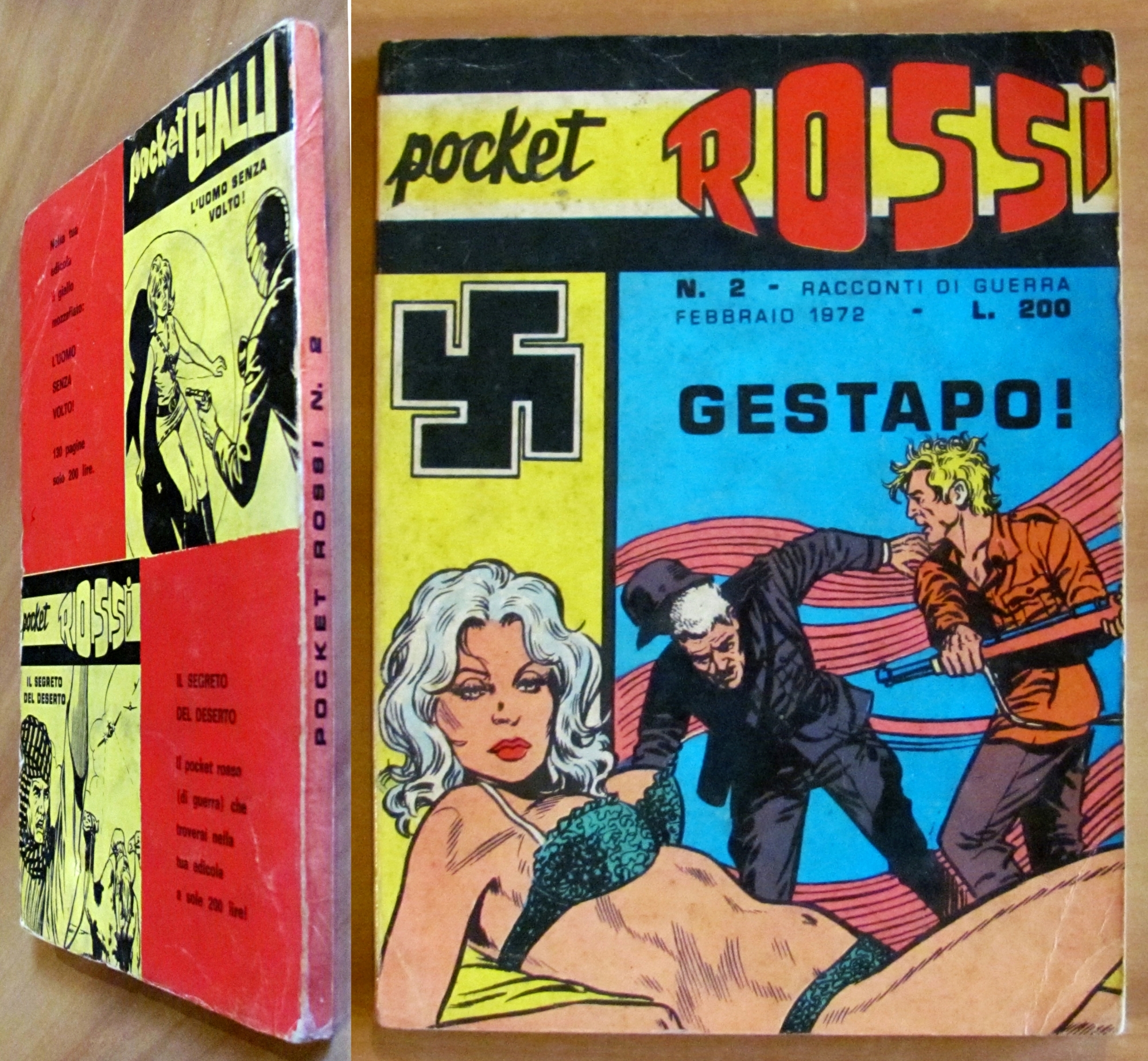 POCKET ROSSI - Racconti di Guerra - N.2 Feb 1972 …