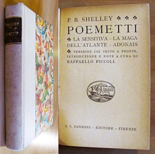 POEMETTI - La Sensitiva - La Maga dell'Atlante - Adonais …