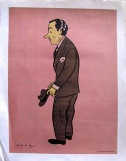 Poster Telato Caricatura Onorato. De Filippo ??