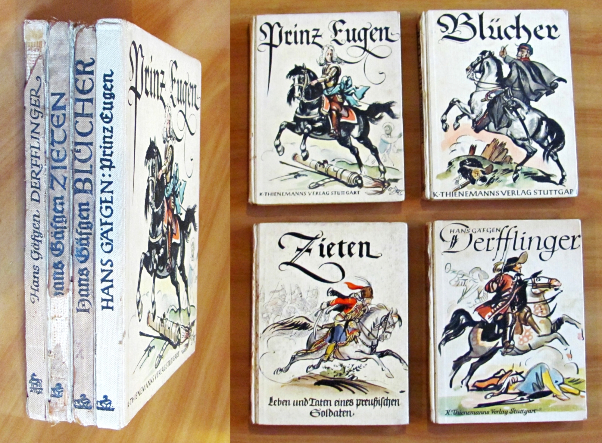 PRINZ EUGEN, ZIETEN, BLUCHER, DERFFLINGER - 4 Volumi