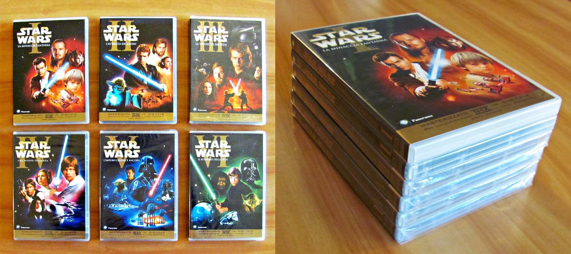 Raccolta 6 DVD - Episodi I-II-III-IV-V-VI - STAR WARS - …