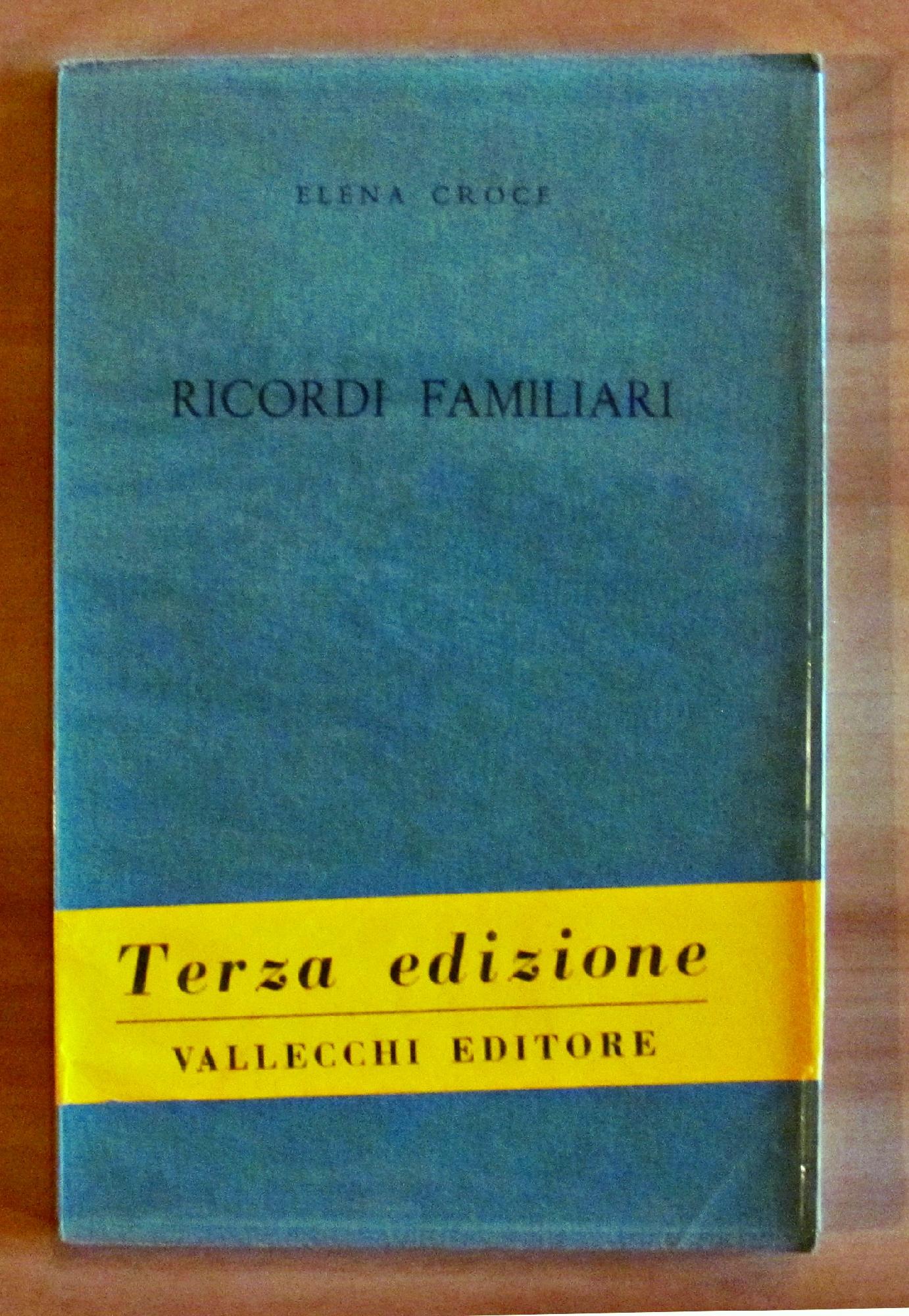 RICORDI FAMILIARI. QUADERNI DI PENSIERO E DI POESIA