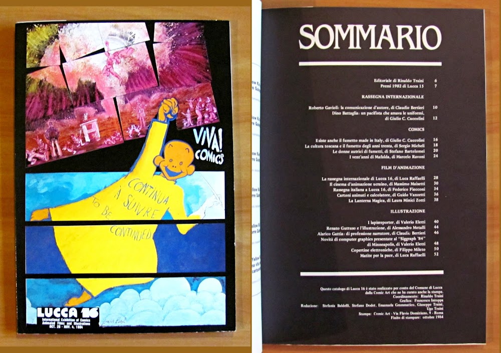 Rivista LUCCA 16 Salone Internaz. COMICS, FILM d'Animazione e Illustrazione …