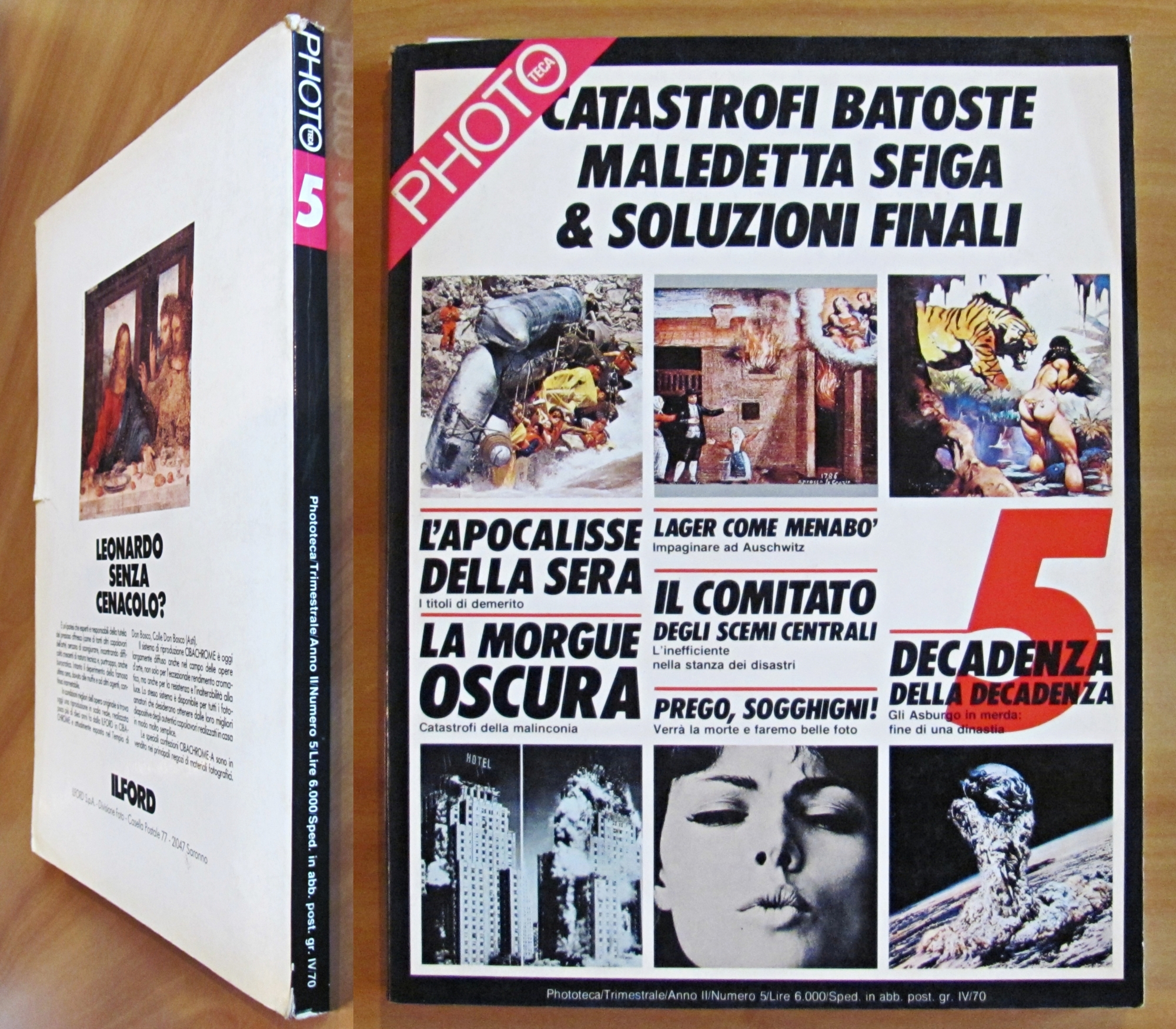 Rivista PHOTOTECA N.5 - CATASTROFI BATOSTE MALEDETTA SFIGA E SOLUZIONI …