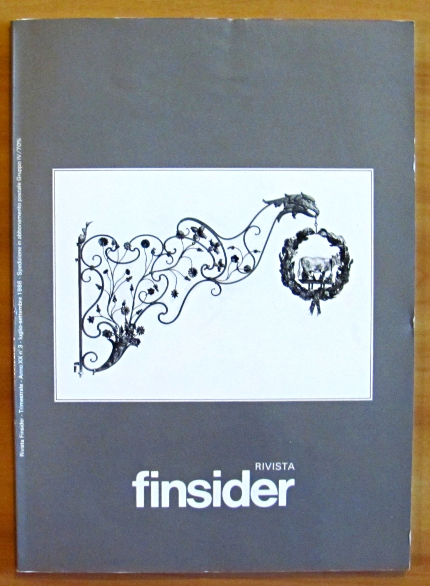 Rivista Trimestrale FINSIDER - Lug-Set 1986, Anno XX N.3