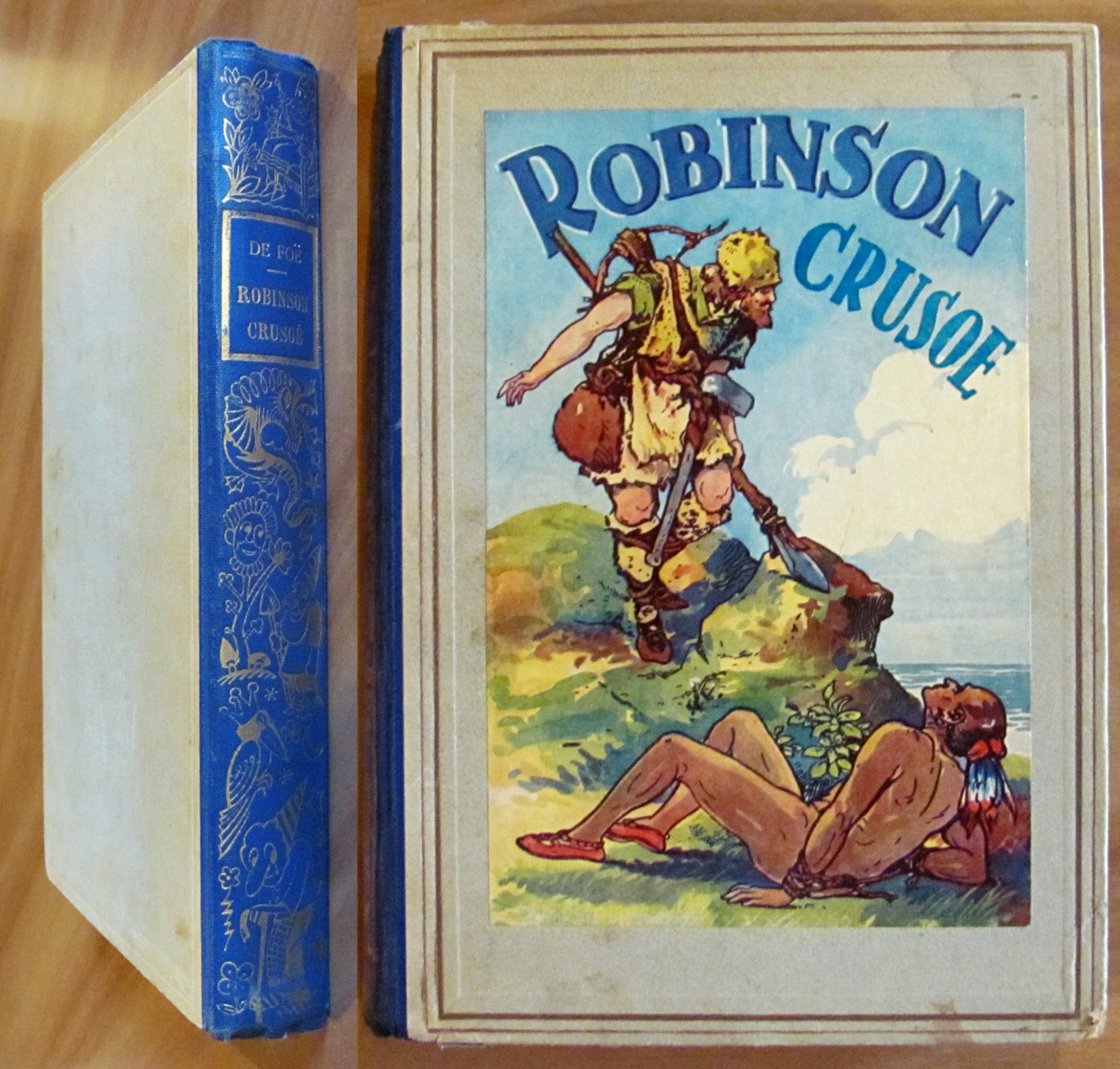 ROBINSON CRUSOE, 1936 - ill. SAVELY