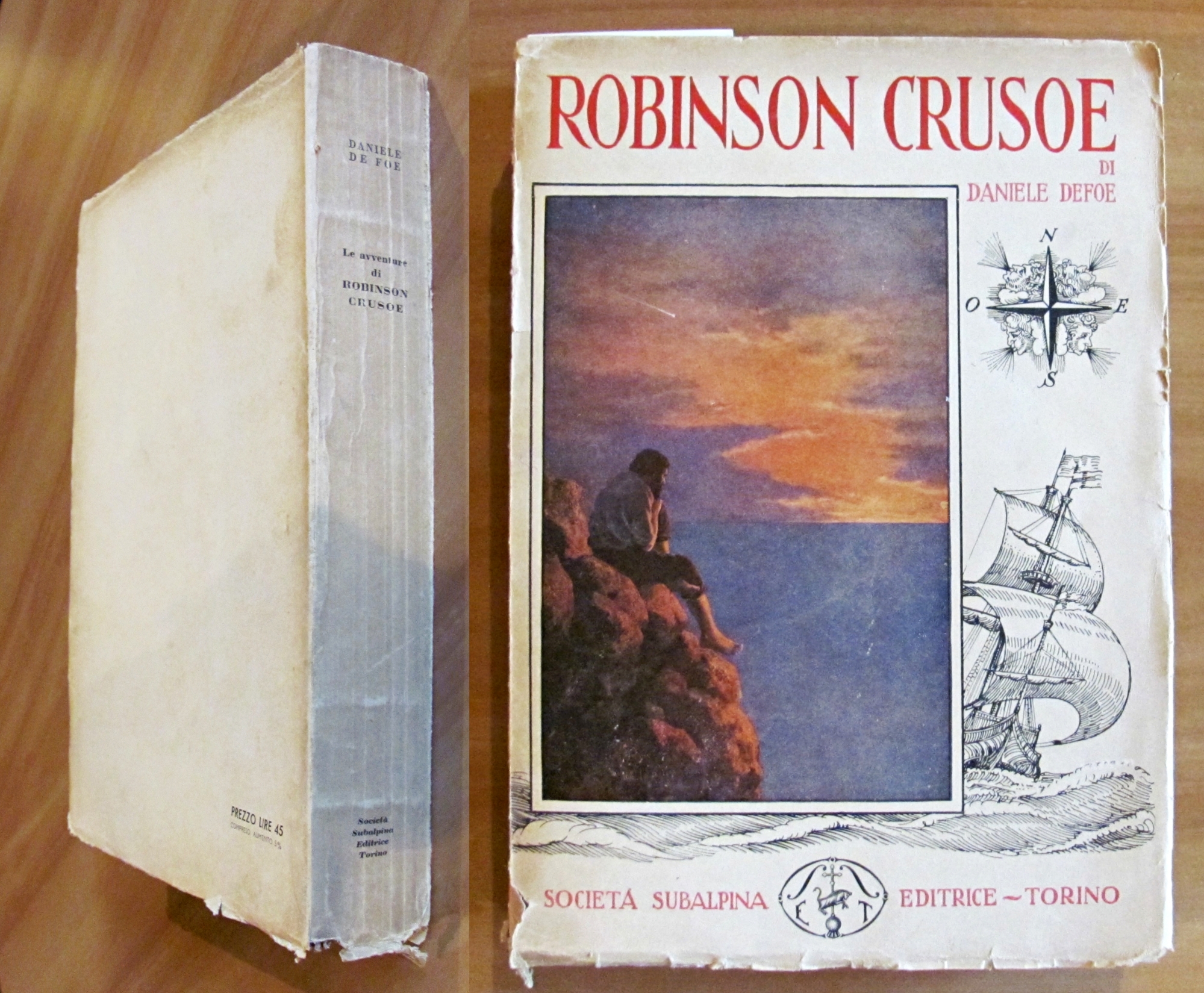 ROBINSON CRUSOE, I ed. Intergale 1940 - Intonso