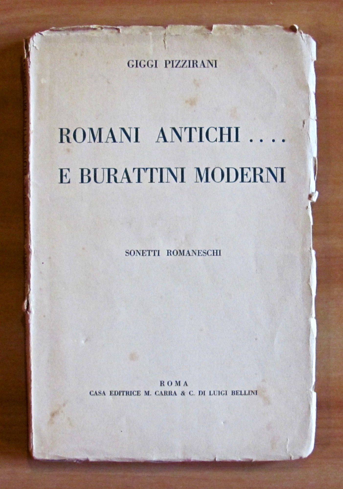 ROMANI ANTICHI... E BURATTINI MODERNI - Sonetti Romaneschi