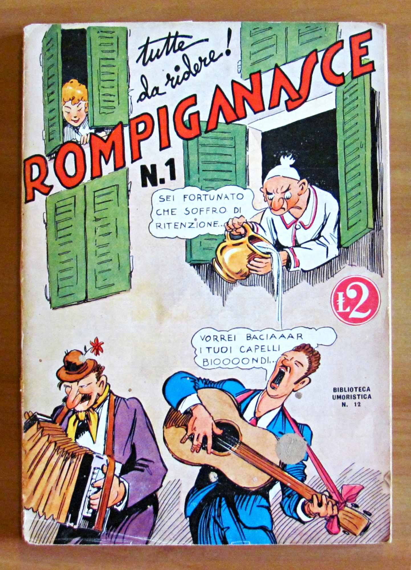ROMPIGANASCE N.1 - Collana Biblioteca Umoristica N.12