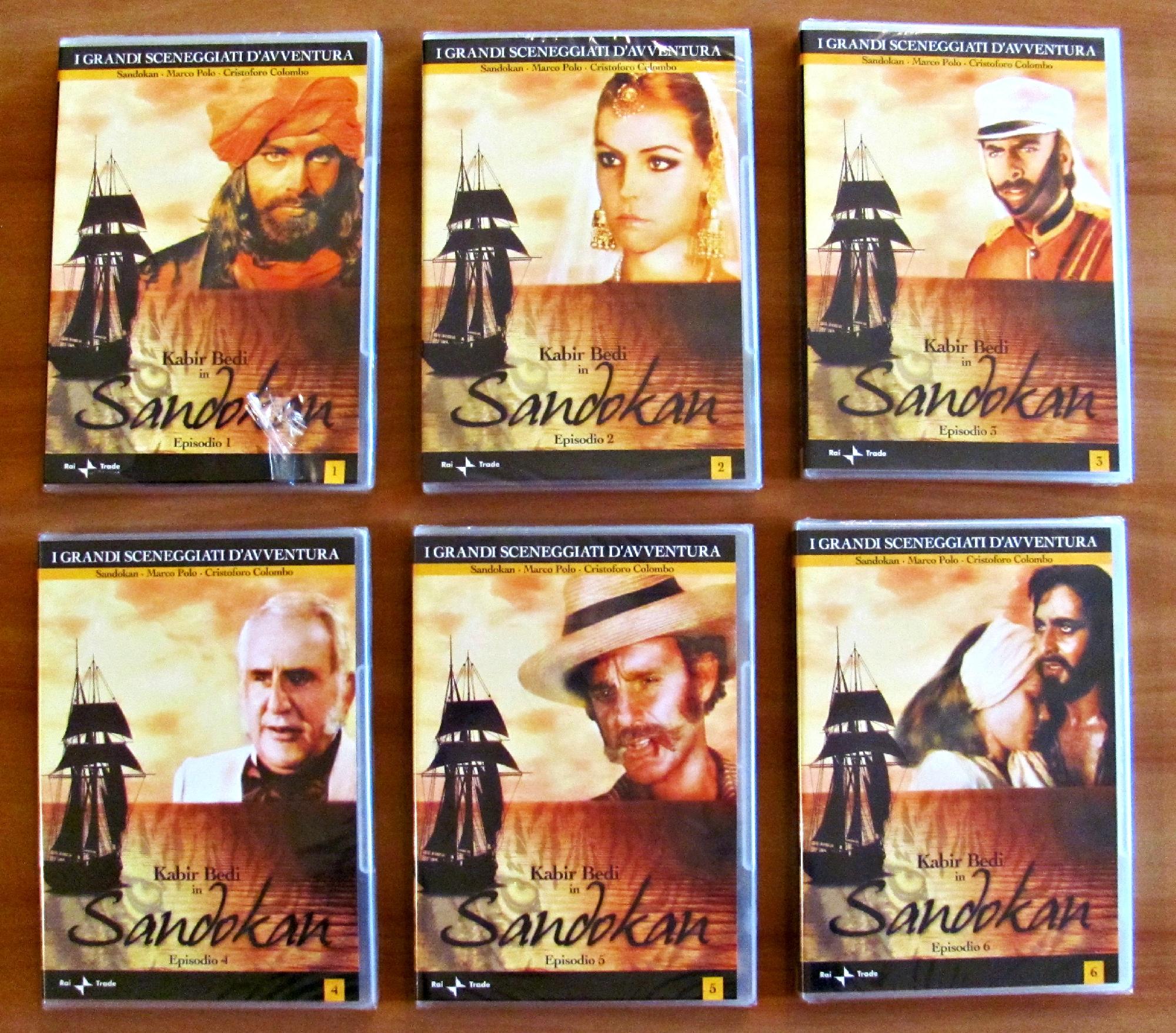 SANDOKAN - Raccolta 6 DVD