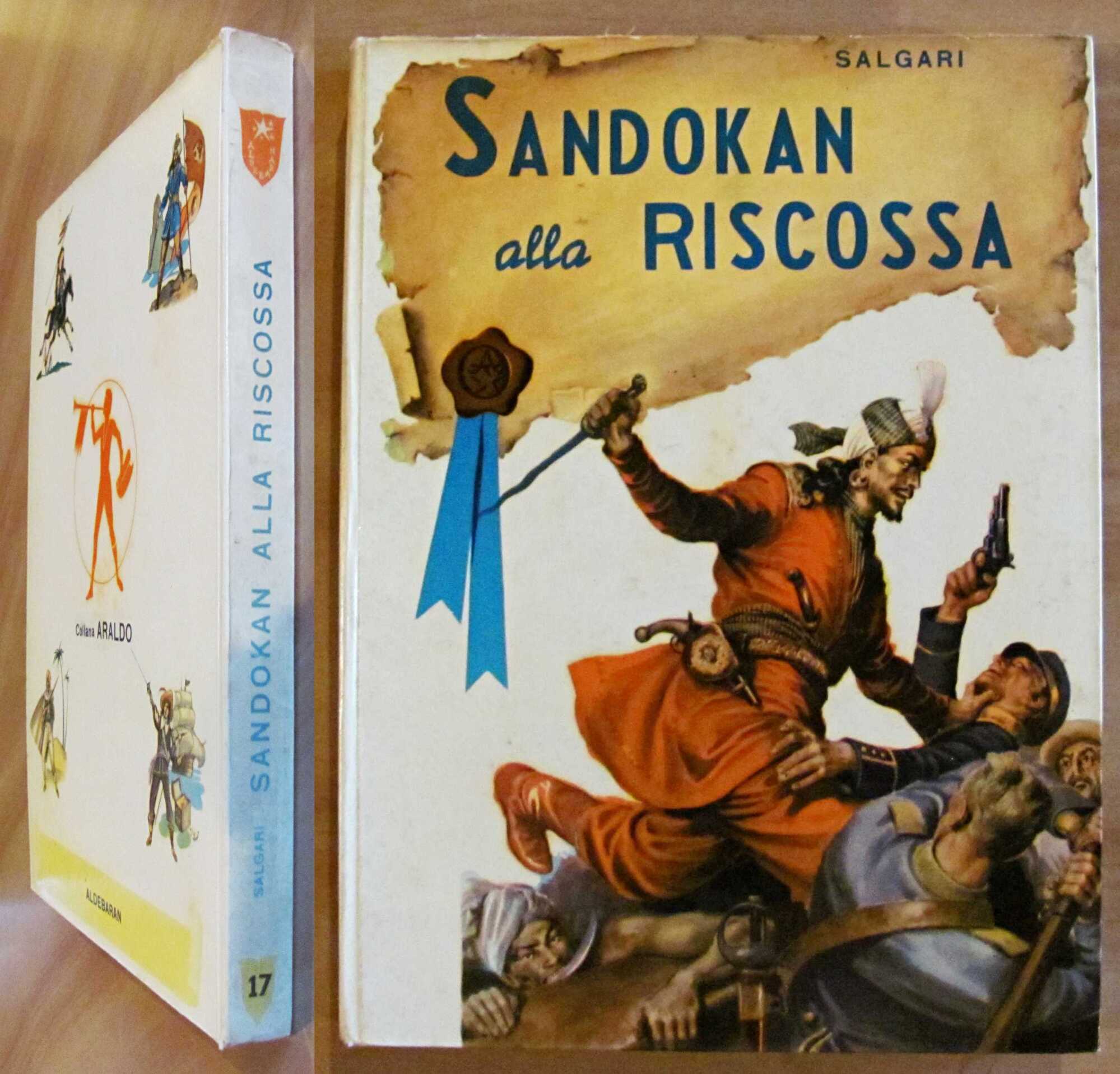 SANDOKAN ALLA RISCOSSA, anni '60 - ill. TRINCIA