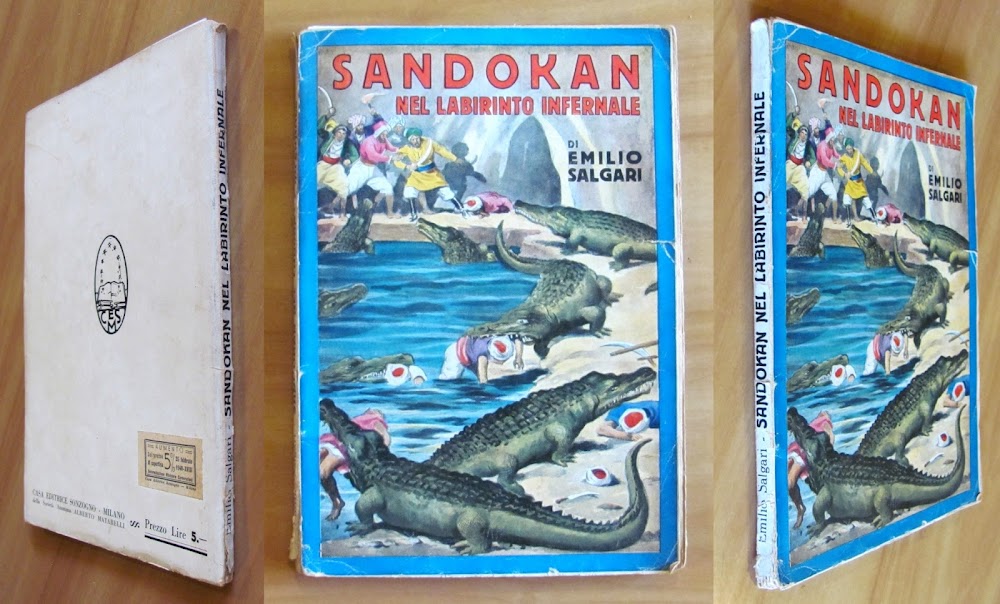 SANDOKAN NEL LABIRINTO INFERNALE - ill. di ORTELLI