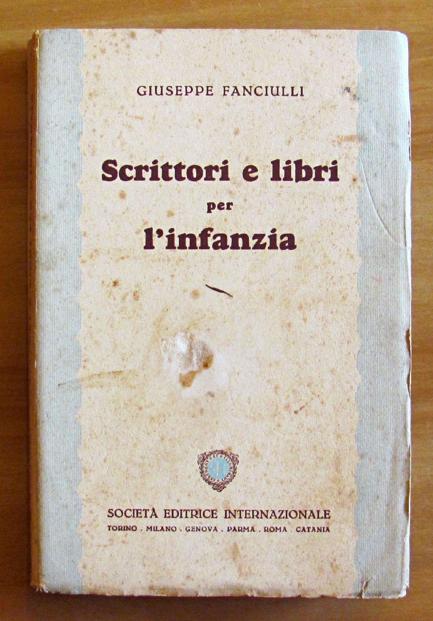 SCRITTORI E LIBRI PER L'INFANZIA