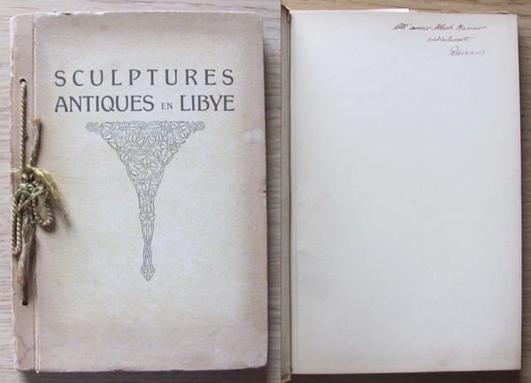 SCULPTURES ANTIQUES EN LIBYE - Autografato