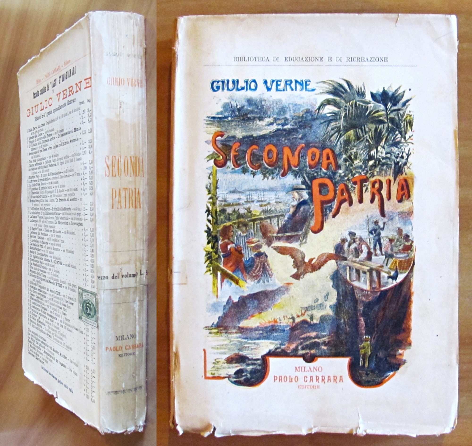 SECONDA PATRIA - Bibl. Educazione e di Ricreazione, primi '900 …