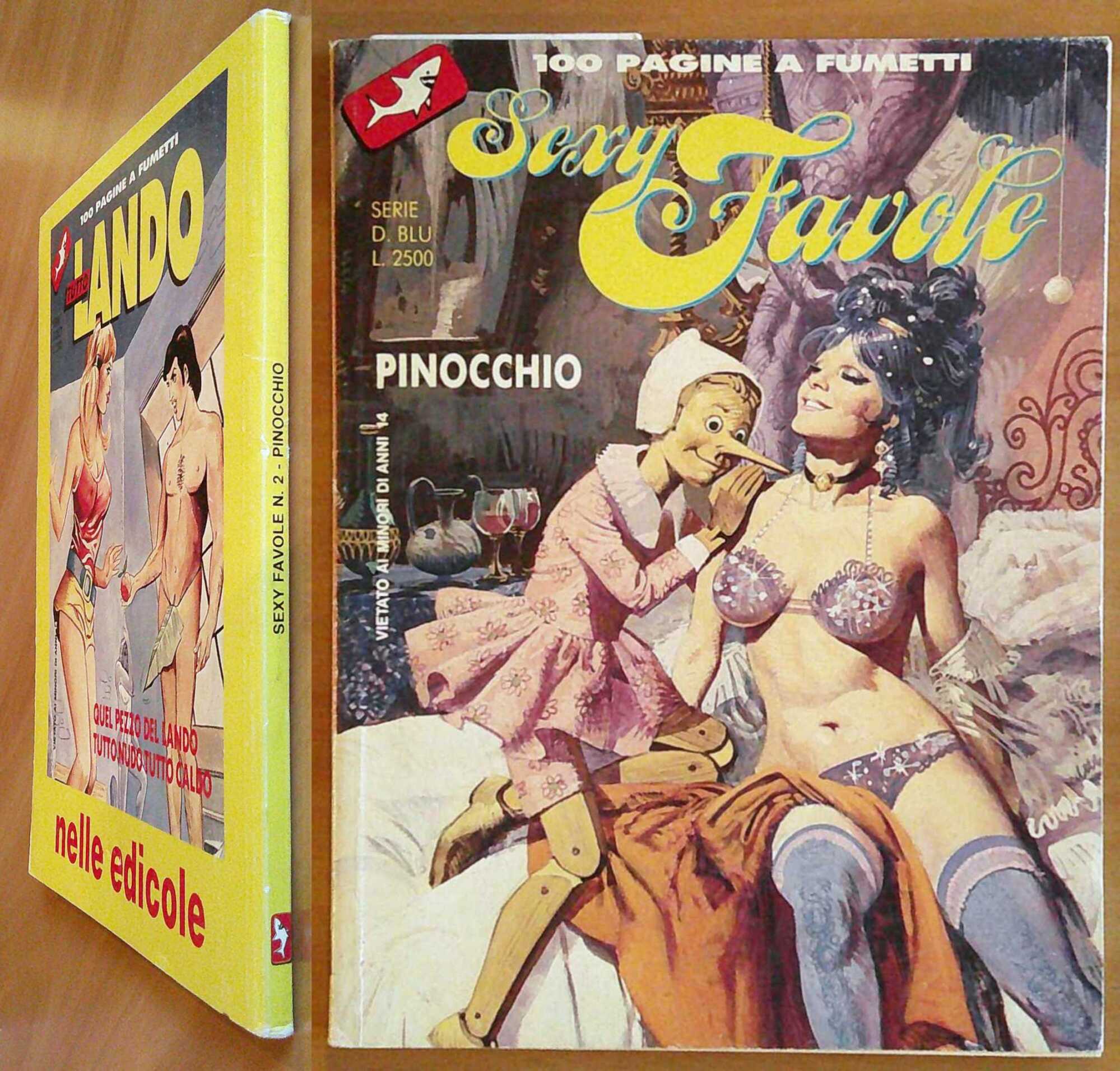 SEXY FAVOLE Anno I N.2 - PINOCCHIO - Fumetti Squalo …