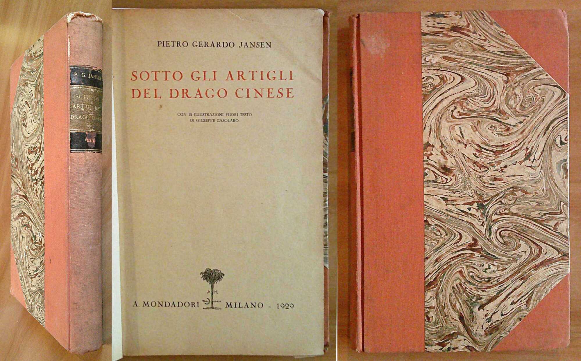 SOTTO GLI ARTIGLI DEL DRAGO CINESE, 1929 - ill. CASOLARO