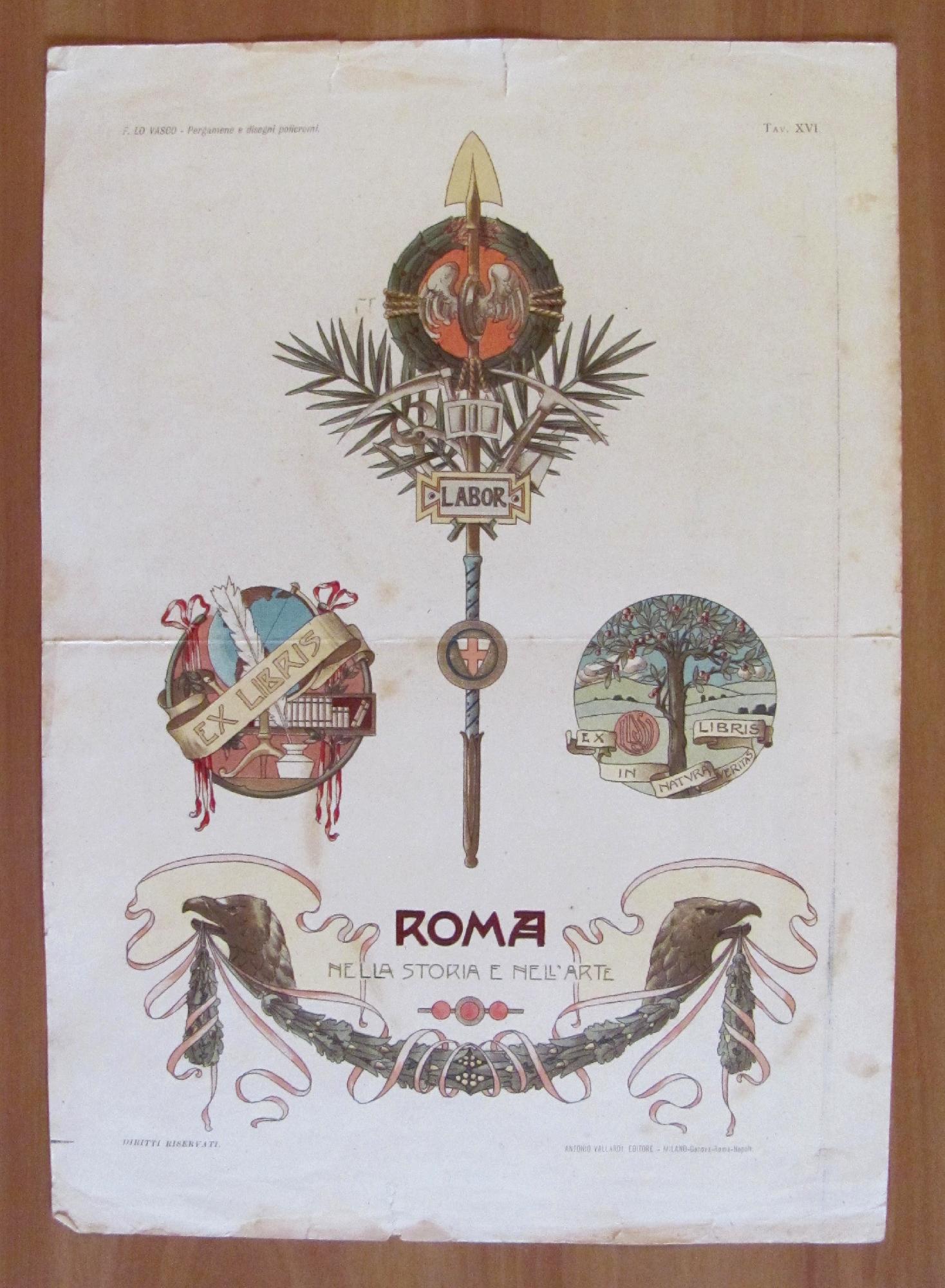 Stampa ART NOUVEAU di LO VASCO - ROMA NELLA STORIA …
