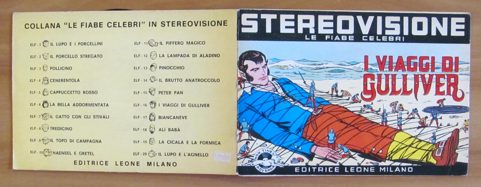 STEREOVISIONE Le Fiabe Celebri con Disco 45" - I VIAGGI …