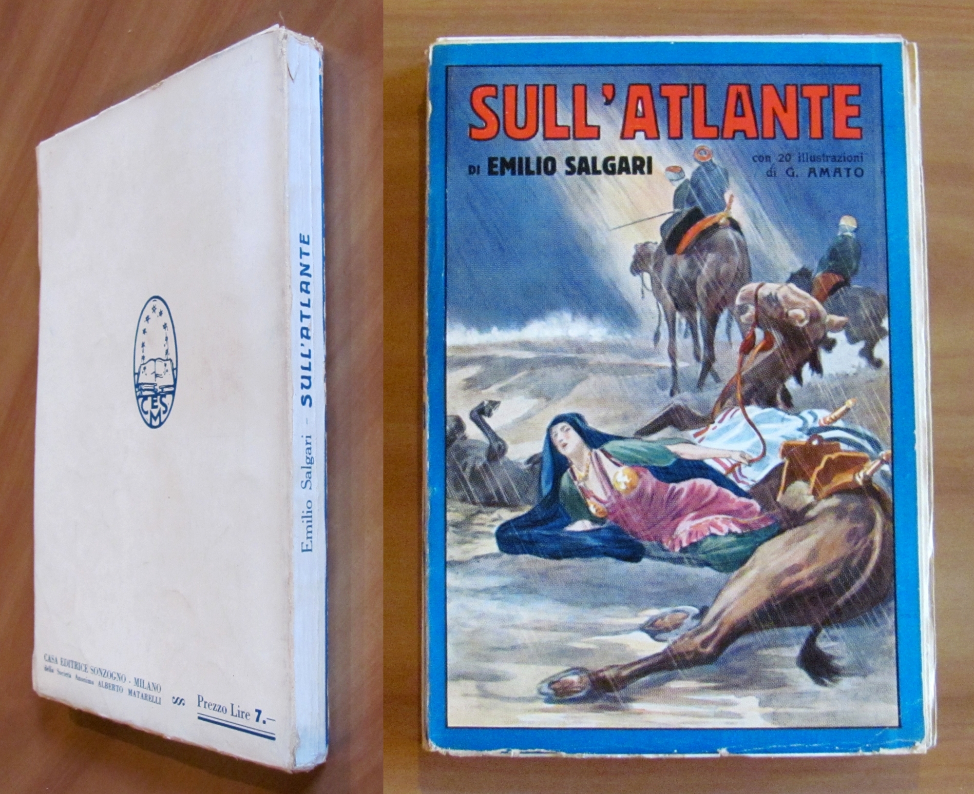 SULL'ATLANTE, 1930 - ill. D'AMATO