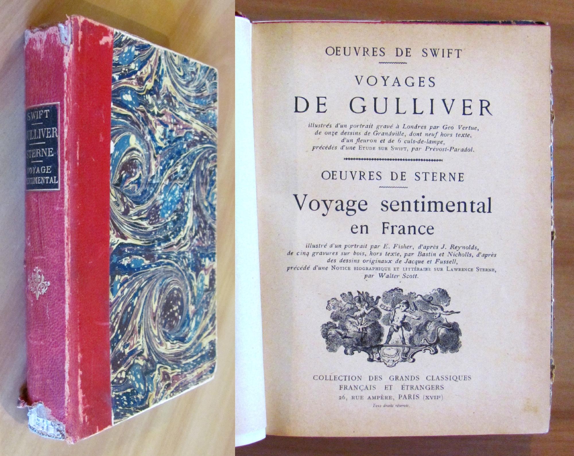 Swift VOYAGE DE GULLIVER + Sterne VOYAGE SENTIMENTAL en FRANCE …