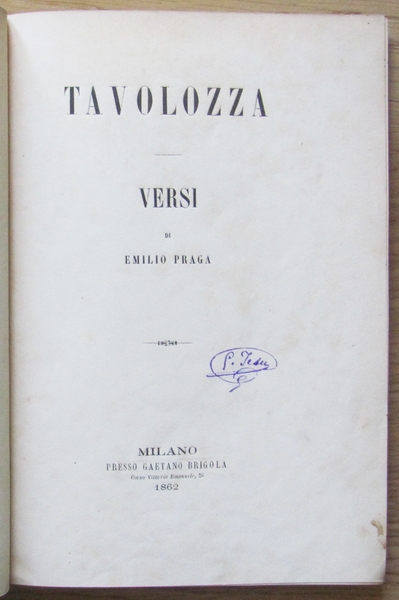 TAVOLOZZA - Versi