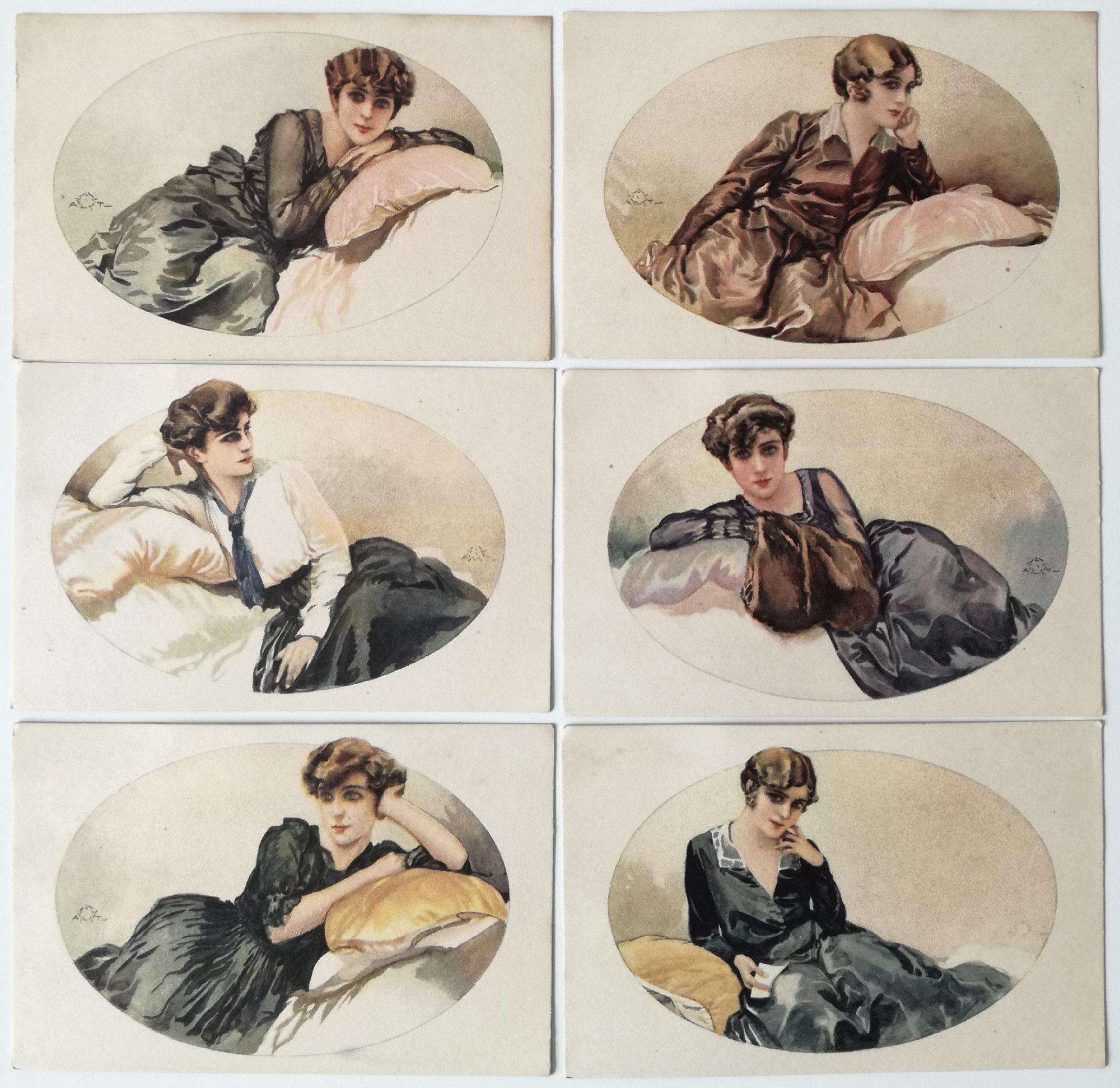TERZI Set di 6 Cartoline Va Pensiero S261 - Non …