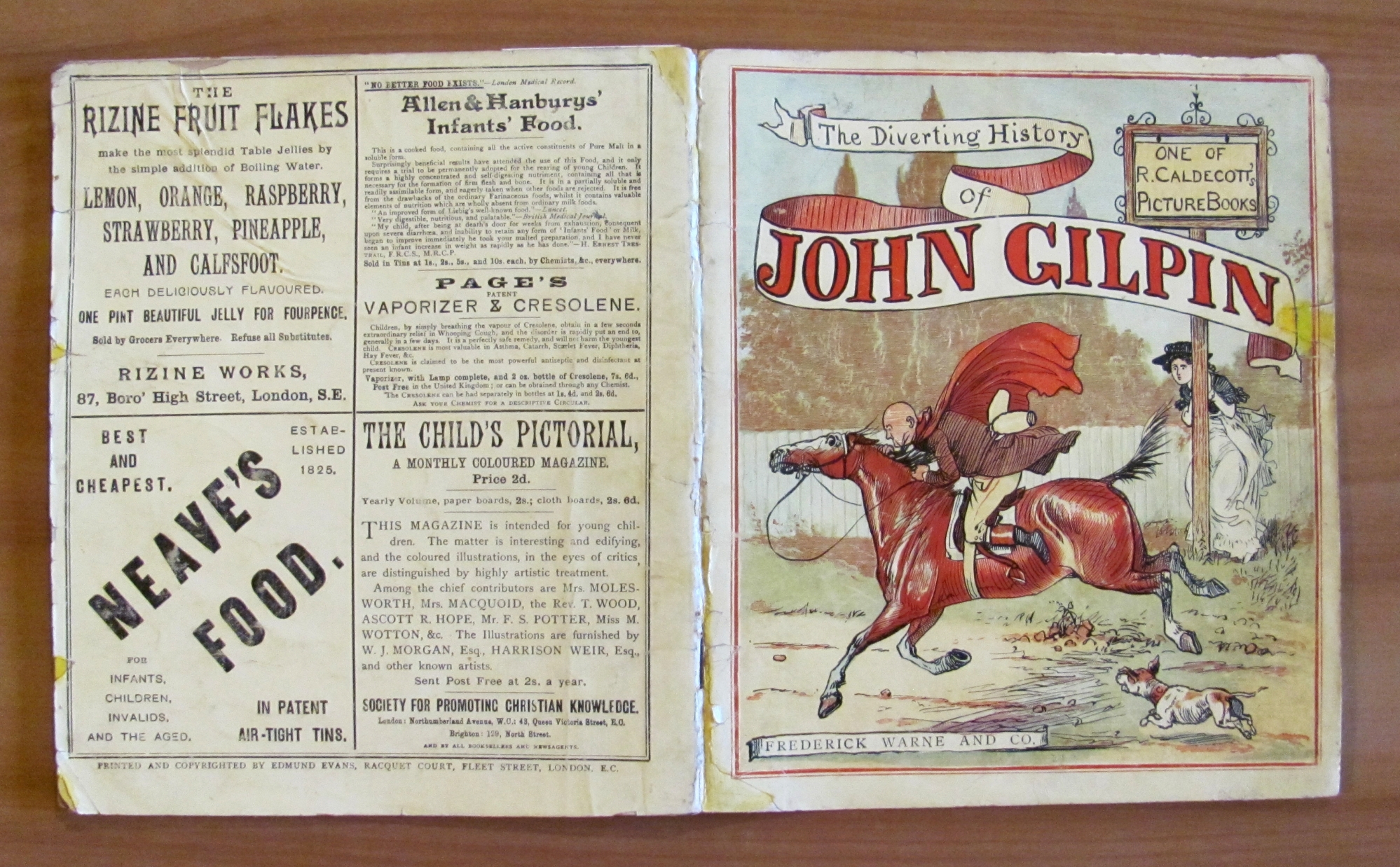 The Diverting History of JOHN GILPIN, fine '800 - ill. …