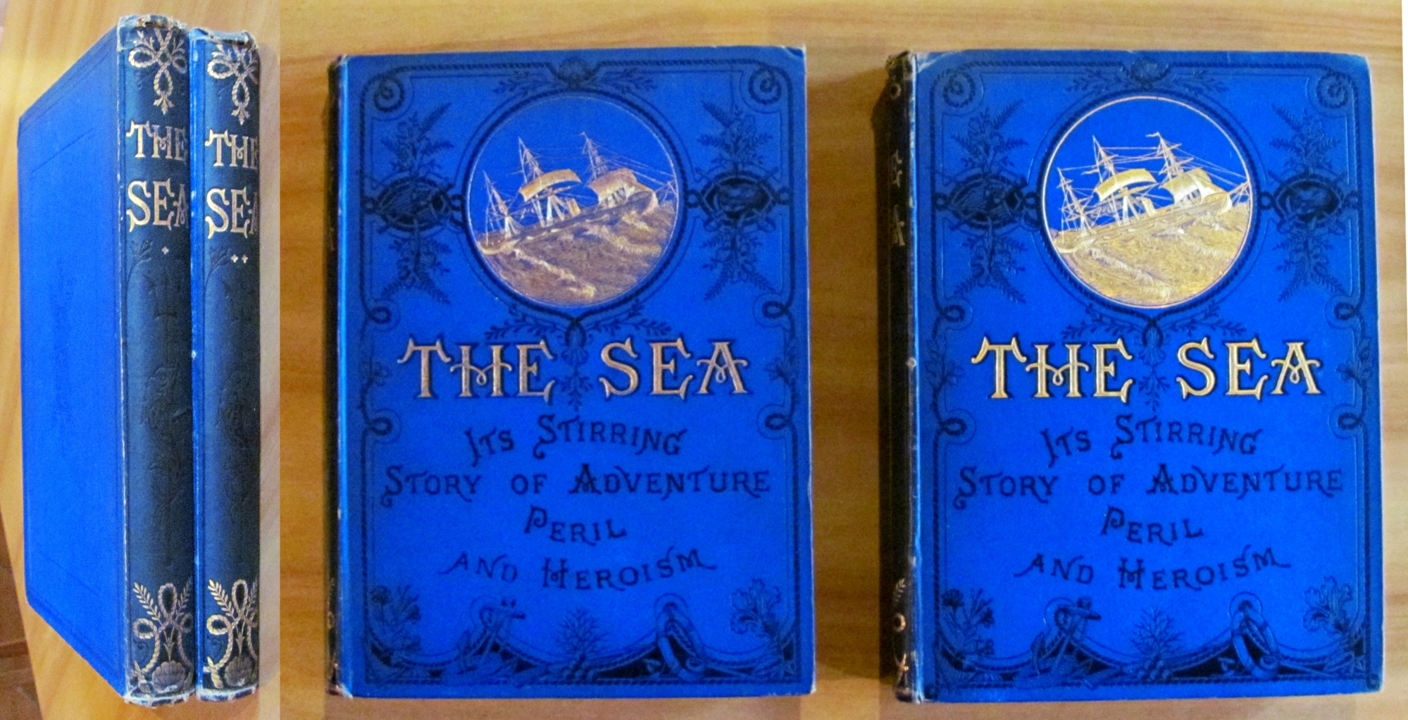 THE SEA: ITS STIRRING STORY OF ADVENTURE, PERIL, &amp; HEROISM …