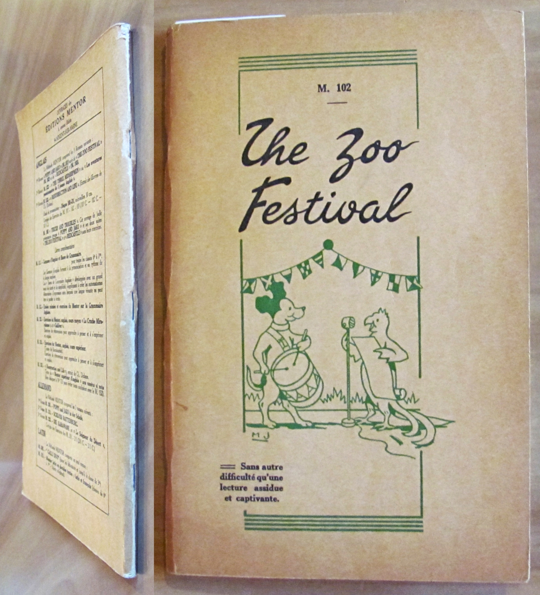 THE ZOO FESTIVAL - Premier Roman Anglais - ill. JEANJEAN …