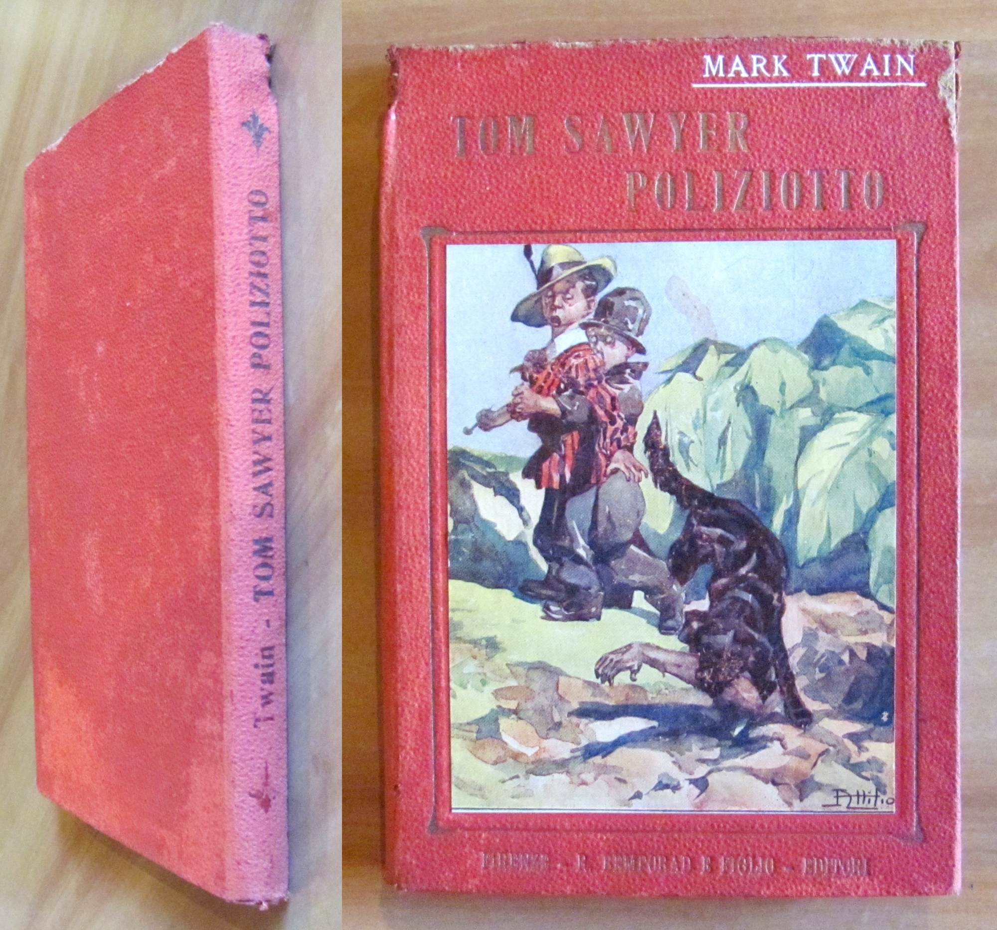 TOM SAWYER POLIZIOTTO, 1911 - ill. MUSSINO