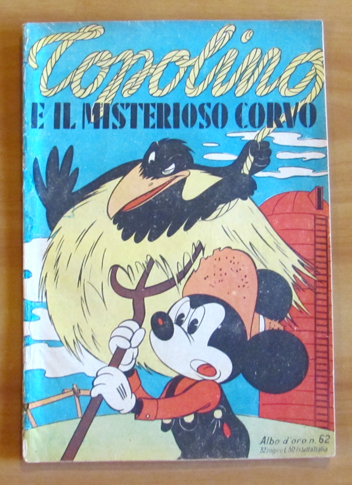 TOPOLINO E IL MISTERIOSO CORVO - Albo d'Oro N.62 del …