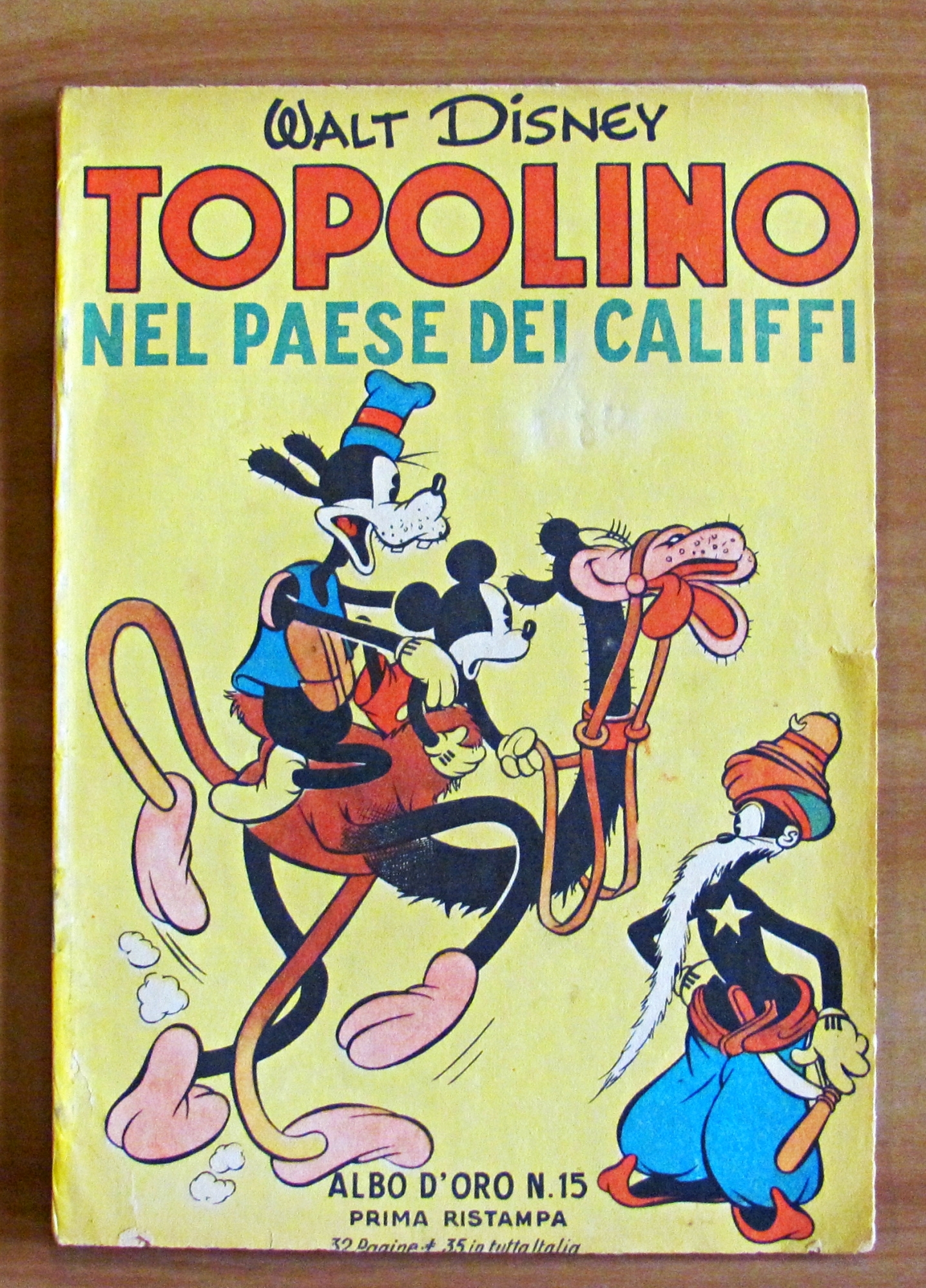 TOPOLINO NEL PAESE DEI CALIFFI - Albo d'Oro N.15, 1950 …