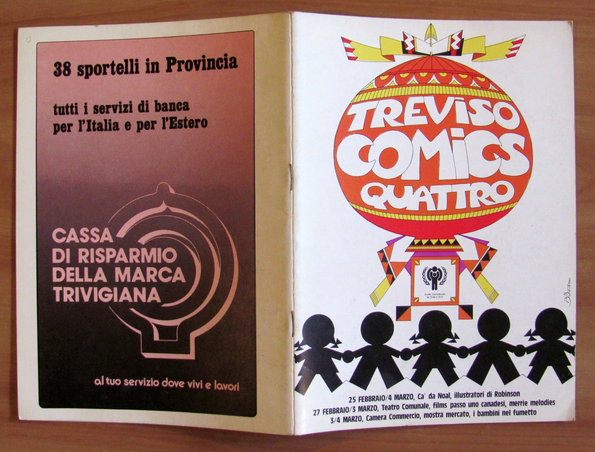 TREVISO COMICS QUATTRO - 1979 - Catalogo Mostra del Fumetto