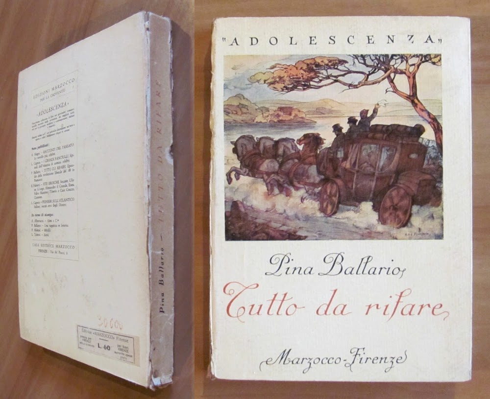 TUTTO DA RIFARE - Coll. Adolescenza, 1944 - ill. ANICHINI