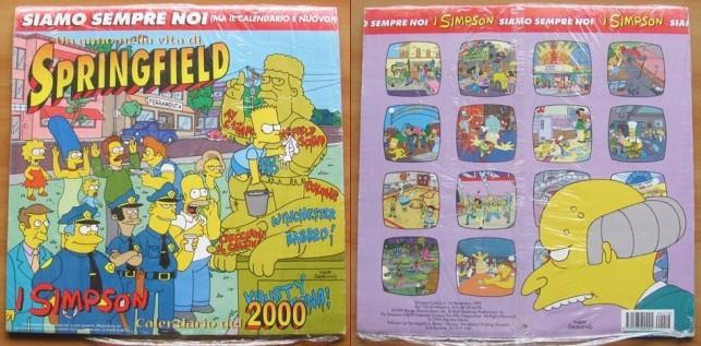 Un Anno Nella Vita Di Springfield. I Simpson Calendario Del …