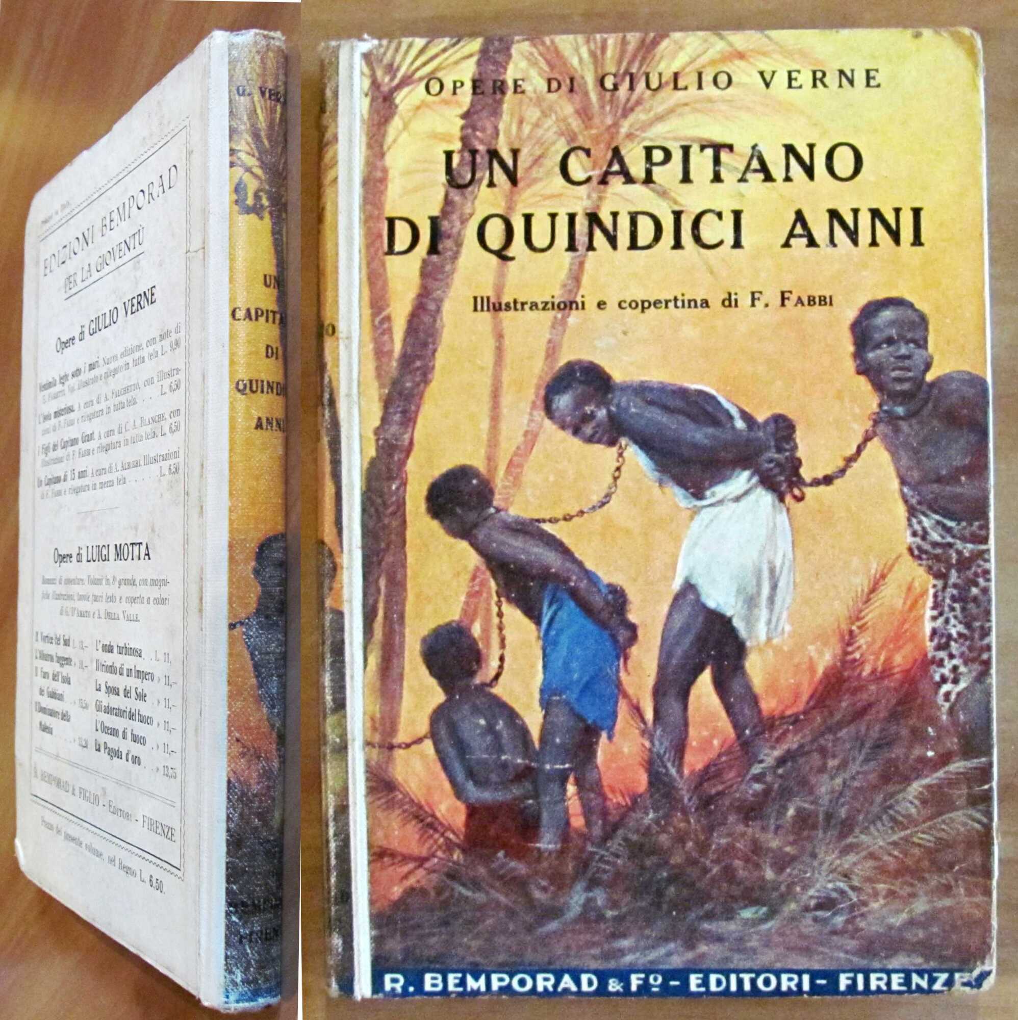 UN CAPITANO DI QUINDICI ANNI, 1928 - ill. FABBI