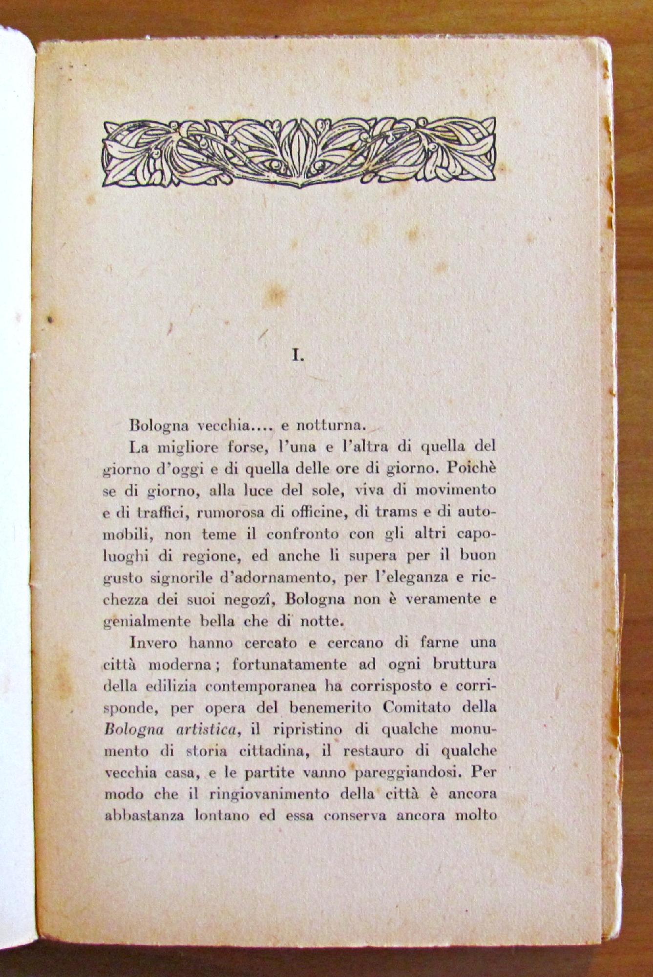 VECCHIA BOLOGNA - ECHI E MEMORIE