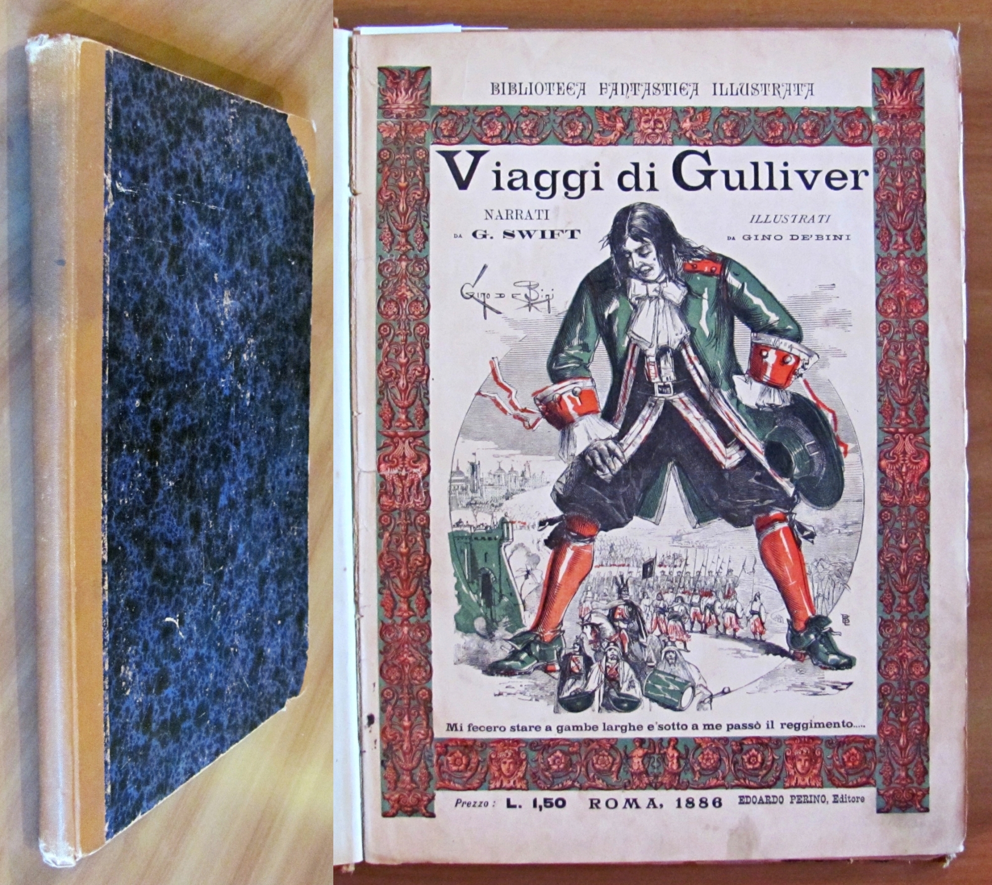 VIAGGI DI GULLIVER - Collana Biblioteca Fantastica Illustrata - ill. …