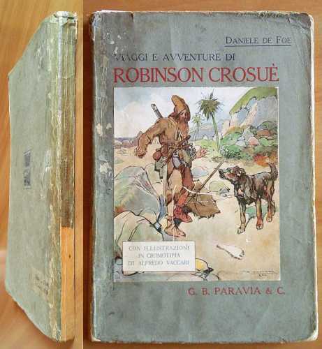VIAGGI E AVVENTURE DI ROBINSON CROSUE', 1930 - ill. VACCARI
