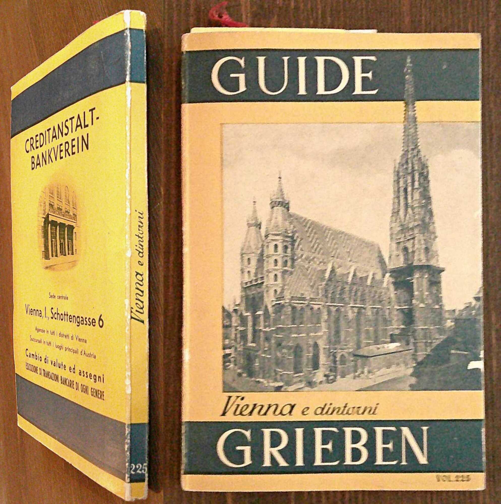 VIENNA E DINTORNI - Guide Grieben, 1956 con 2 grandi …