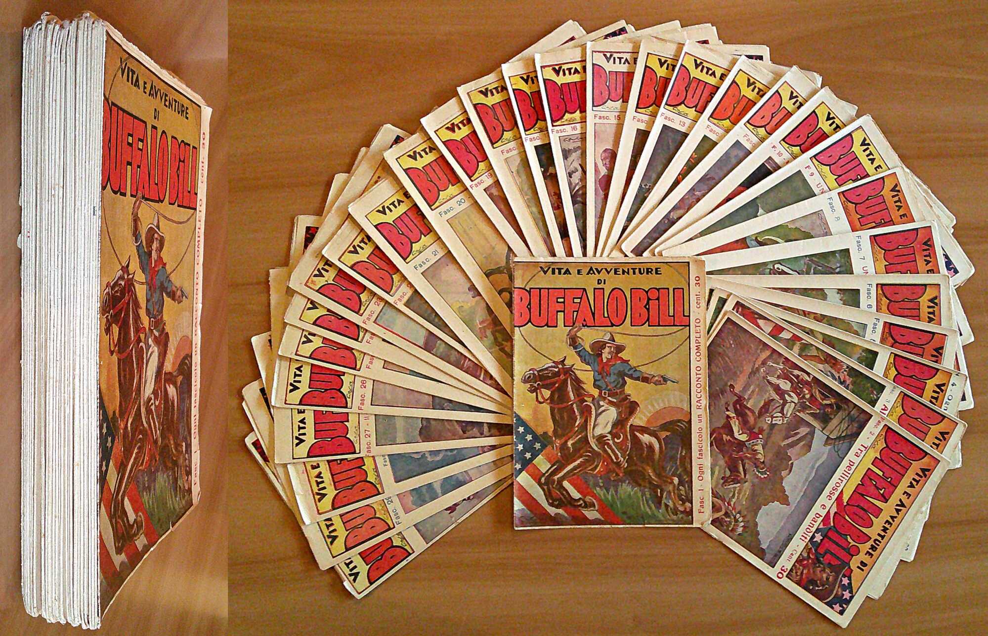 Vita e Avventure di BUFFALO BILL - Serie Completa Fascicoli …